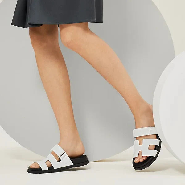 Luxury Leather Slippers Women | Comfort and Style