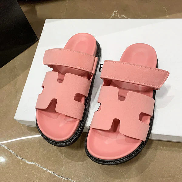Luxury Leather Slippers Women | Comfort and Style