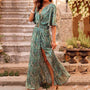 Elegantes Blumen-Wickelkleid | Bequemes und Stilvolles Kleid