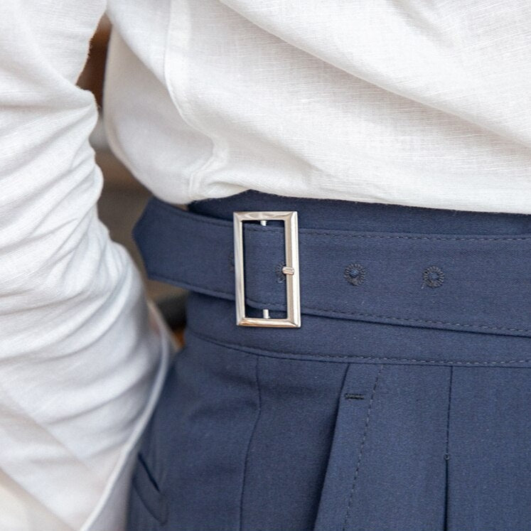 Men's High-Waisted Gurkha Trousers – Isauro