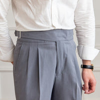 Men's High-Waisted Gurkha Trousers – Isauro
