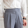 Herren Gurkha Hose mit hoher Taille – Isauro