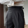 Herren Gurkha Hose mit hoher Taille – Isauro