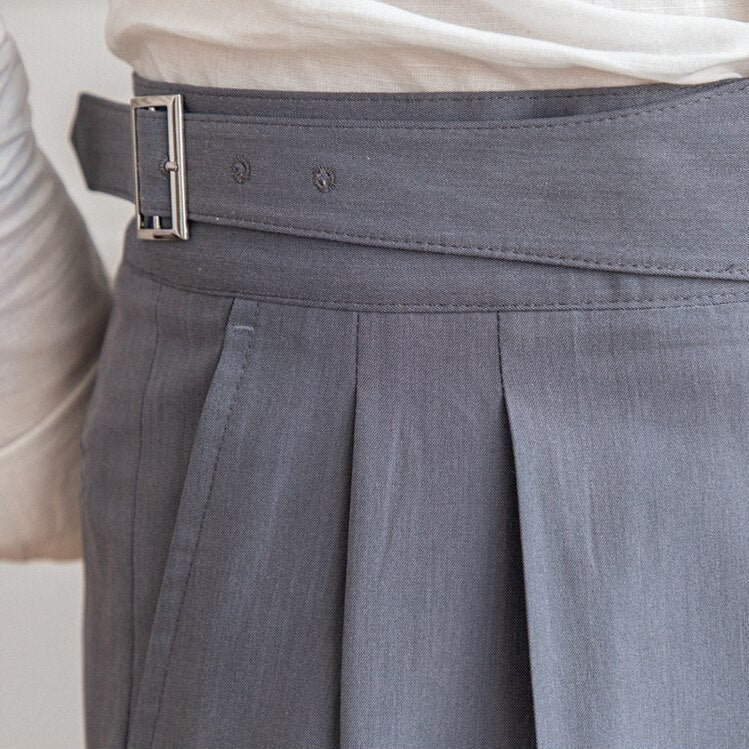 Men's High-Waisted Gurkha Trousers – Isauro