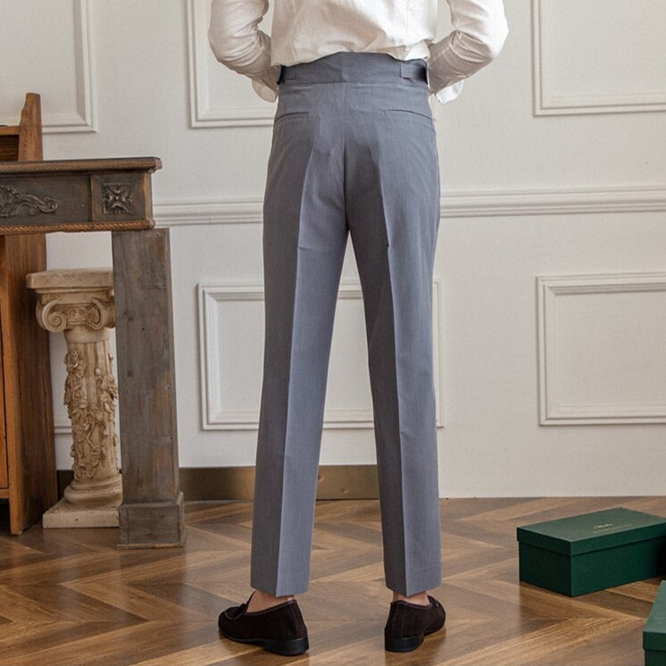 Men's High-Waisted Gurkha Trousers – Isauro