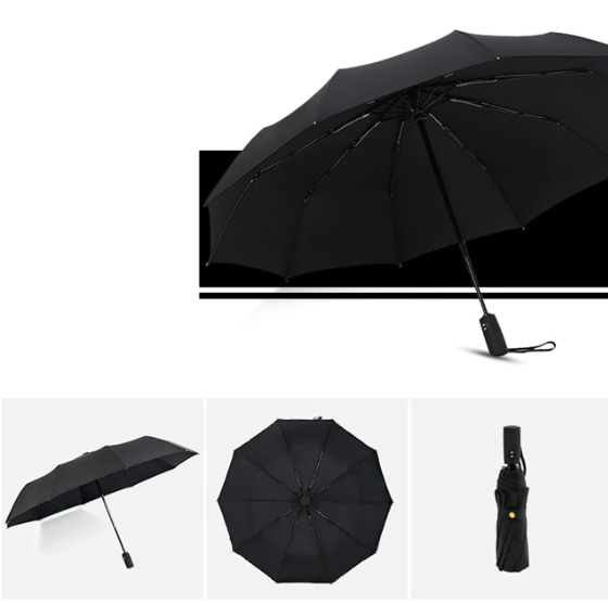 Sturmfester & faltbarer Regenschirm – AeroShield
