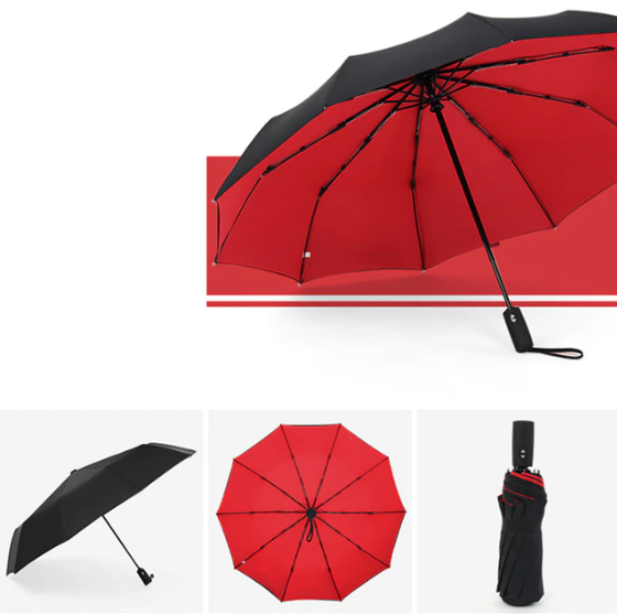 Sturmfester & faltbarer Regenschirm – AeroShield