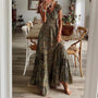 Luftiges Damen-Maxikleid mit Boho-Print & V-Ausschnitt - Nayeli