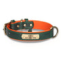 Engraved Leather Dog Collar with Personalized Nameplate 10
