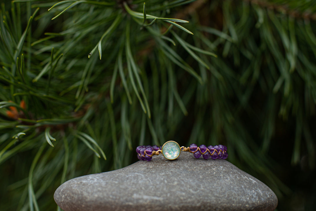 Amethyst-Heilarmband - Serenya