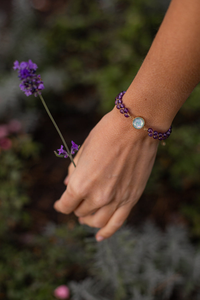 Amethyst-Heilarmband - Serenya