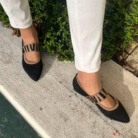 Stilvolle Damen-Sommerschuhe mit spitzer Spitze - Lina