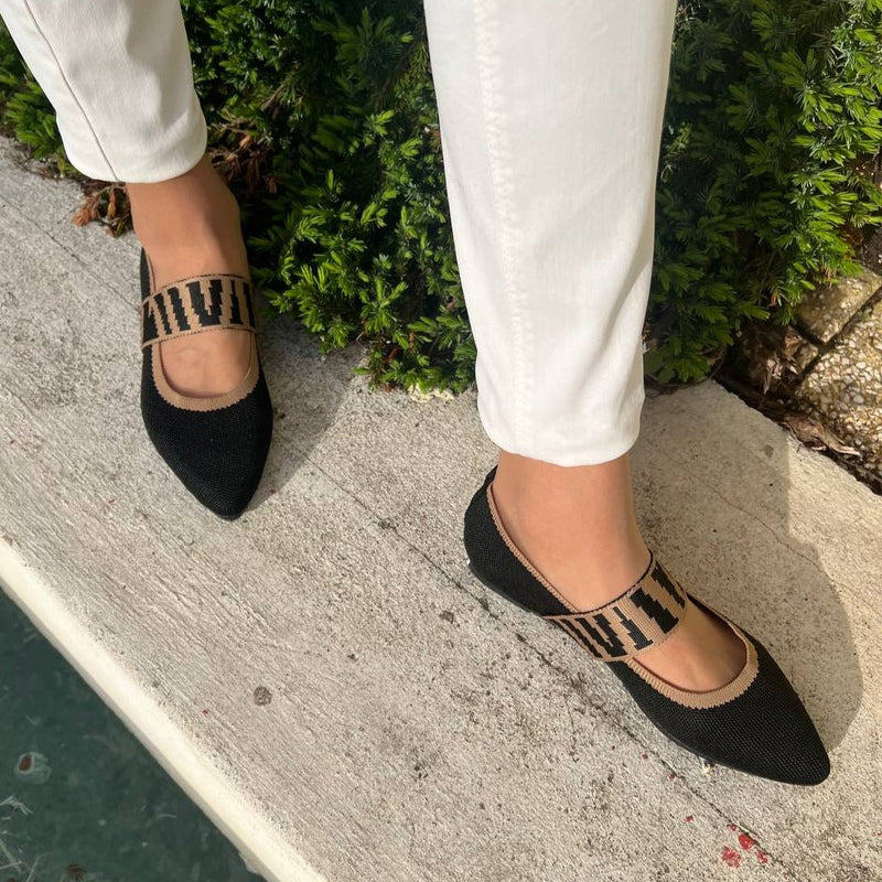 Stilvolle Damen-Sommerschuhe mit spitzer Spitze - Lina