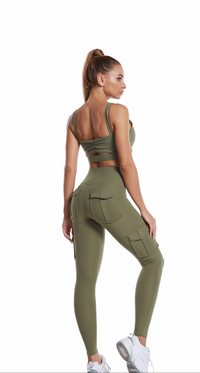 Damen-Cargo-Leggings - Nova