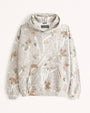 Warmer Herbst-Hoodie mit Rückenprint – Love