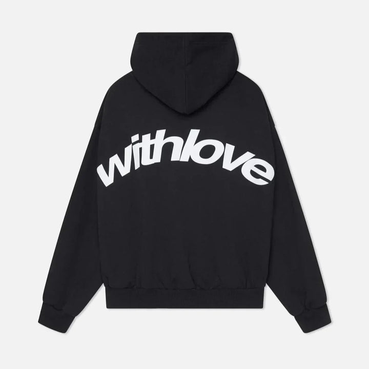 Warme Herfsthoodie met Rugprint – Love