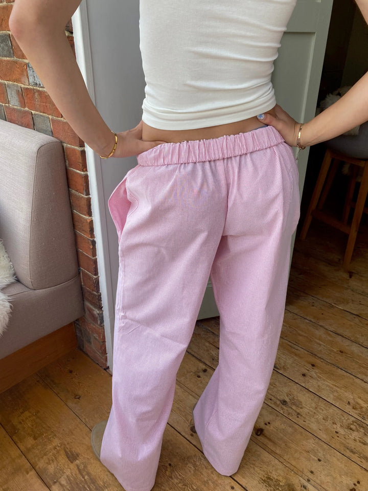 Damen-Loungebroek mit Streifendesign – Elvira