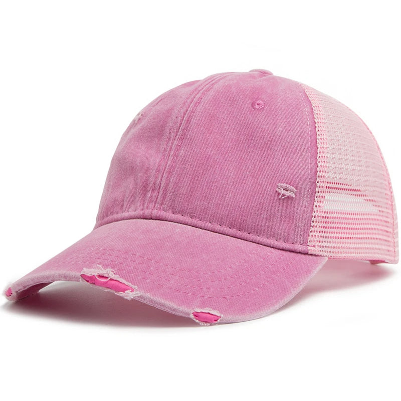 Cap mit Flechtöffnung & Mesh-Design – 1 kaufen, 1 gratis – Liora