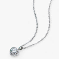 Moissanite Hart Hanger Ketting - Amouria