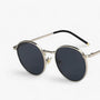 Unisex Designer-Sonnenbrille mit runden Gläsern – Nova