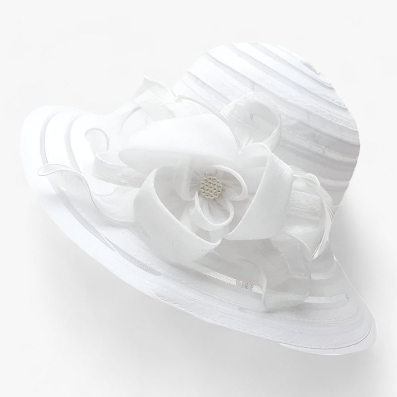 Trendy Dames Organza Zonnehoed - Mirielle