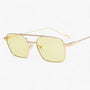 Vintage Unisex Sonnenbrille mit doppelter Nasenbrücke – Aero