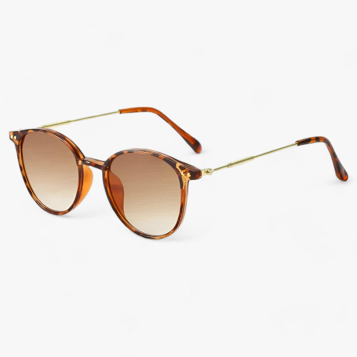 Luxe Dames Zonnebril met Rond Frame - Liora