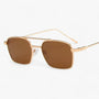 Vintage Unisex Sonnenbrille mit doppelter Nasenbrücke – Aero