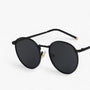 Unisex Designer-Sonnenbrille mit runden Gläsern – Nova