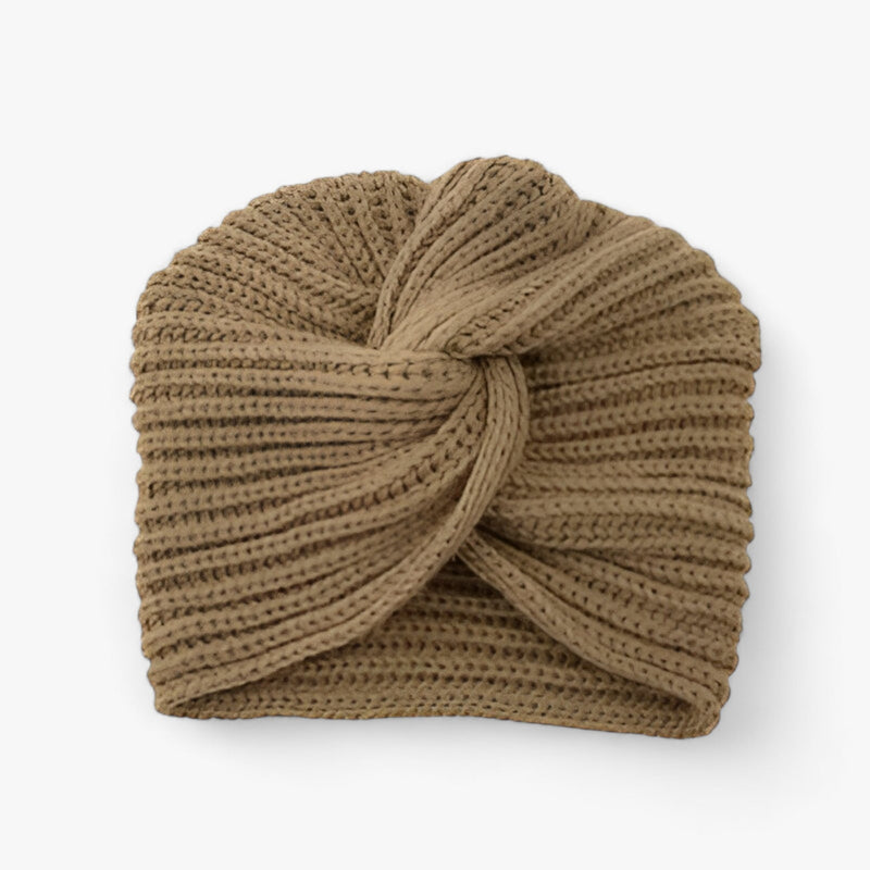Gestrickter Turban für Damen - Luxuriöser Komfort aus Kaschmir - Luna