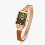 Modische quadratische Uhr mit magnetischem Armband - Selena