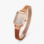 Modische quadratische Uhr mit magnetischem Armband - Selena
