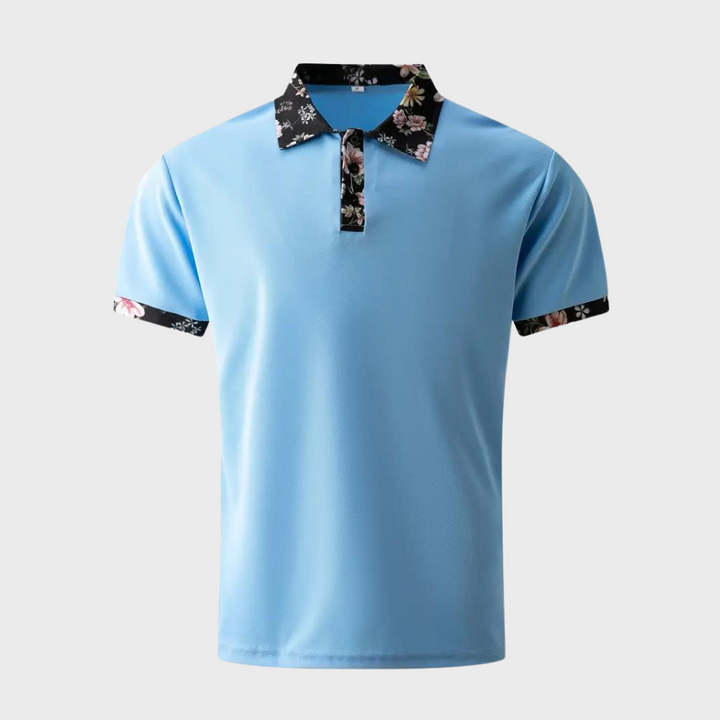 Herren-Poloshirt mit dezentem Druck - Noah