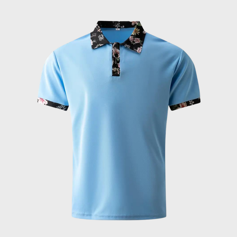 Herren-Poloshirt mit dezentem Druck - Noah