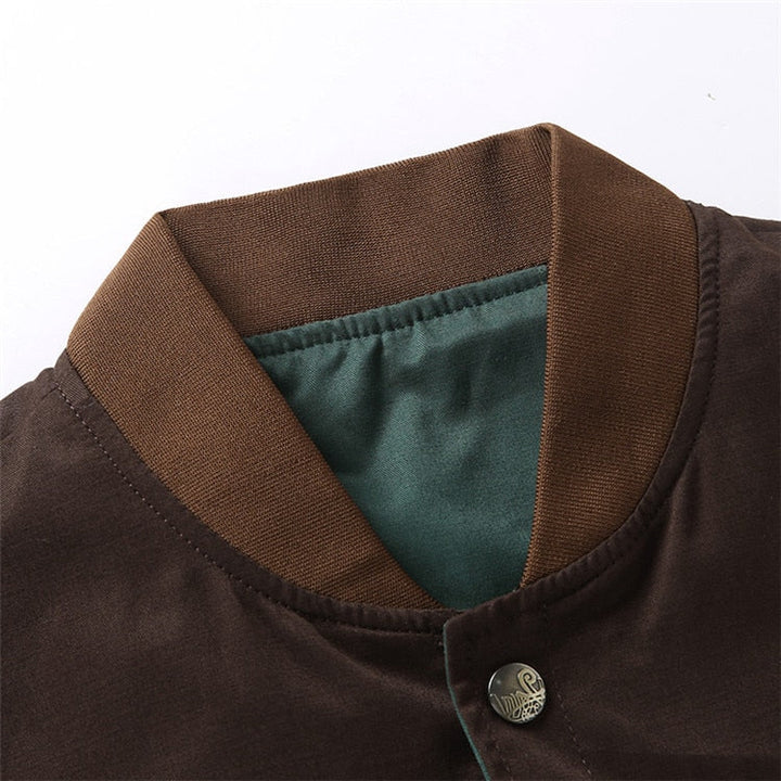 Leichte Herren Bomber-Übergangsjacke im Vintage-Look – Adrian