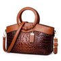 Luxuriöse Leder-Schultertasche - Liva