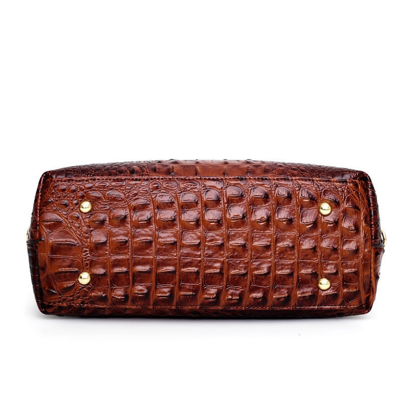 Luxuriöse Leder-Schultertasche - Liva