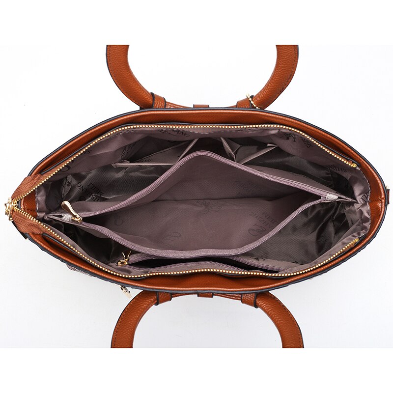 Luxuriöse Leder-Schultertasche - Liva