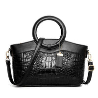 Luxuriöse Leder-Schultertasche - Liva