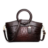 Luxuriöse Leder-Schultertasche - Liva