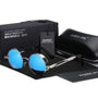 Retro Runde Polarisierte Steampunk Sonnenbrille – Argo