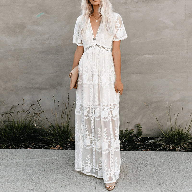 Luchtige zomerjurk van viscose – Merly