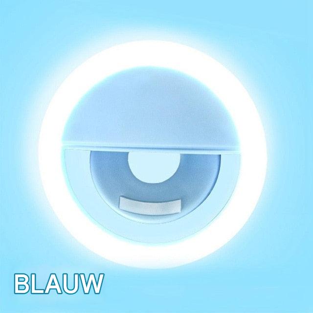 Draagbare Selfie Ringlamp - GlowSnap