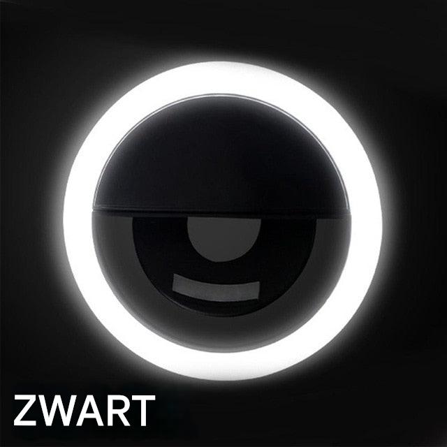Draagbare Selfie Ringlamp - GlowSnap