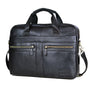 Luxuriöse stilvolle Ledertasche für Laptop - Victor
