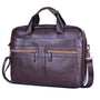 Luxuriöse stilvolle Ledertasche für Laptop - Victor