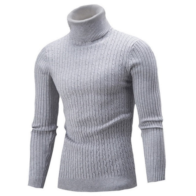 Klassischer Herrenrollkragenpullover - SummitLayer