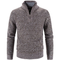 Stilvoller Herrenpullover mit Halbem Reißverschluss - SummitCraft