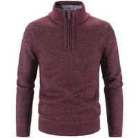 Stilvoller Herrenpullover mit Halbem Reißverschluss - SummitCraft