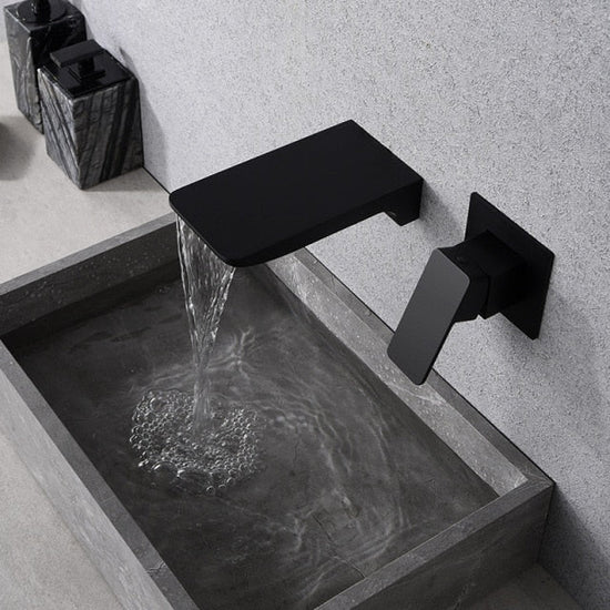 Sensor Wandkraan met Watervaluitloop – Fluxis